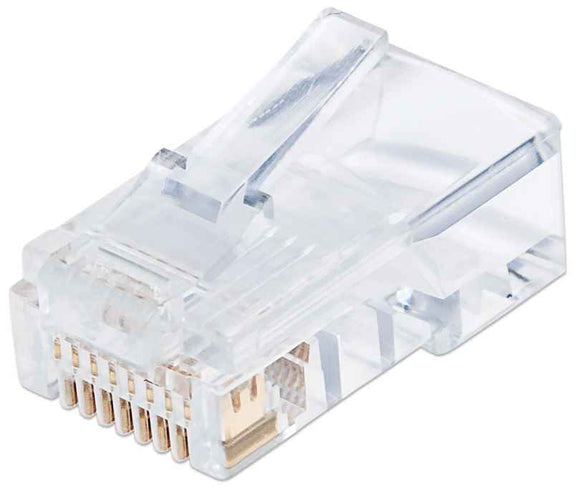 Wtyk Modularny RJ45 Cat5e Opakowanie 100 Sztuk Linia Pro Image 1