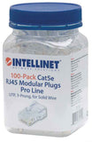 Wtyk Modularny RJ45 Cat5e Opakowanie 100 Sztuk Linia Pro Packaging Image 2