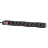 Listwa zasilająca Rack 19" 1U 9 gniazd Image 1