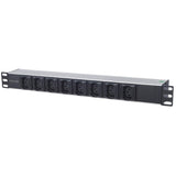 Listwa Zasilająca 19" 1U 8-Gniazd C13 z Uchwytami na Kable Image 1