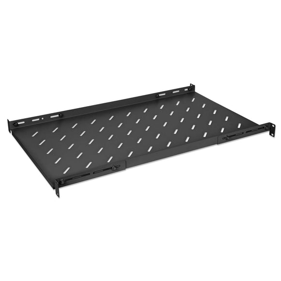 Półka 1U z regulacją głębokości od 750 do 950 mm do szaf Rack 19