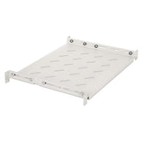 Półka 1U z regulacją głębokości od 350 do 550 mm do szaf Rack 19" 600 mm, szara Image 2