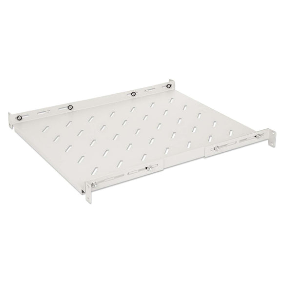 Półka 1U z regulacją głębokości od 550 do 750 mm do szaf Rack 19