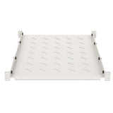 Półka 1U z regulacją głębokości od 550 do 750 mm do szaf Rack 19" 800 mm, szara Image 3