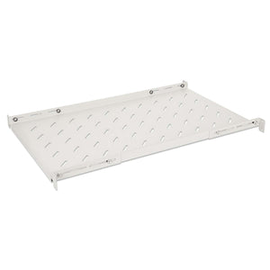 Półka 1U z regulacją głębokości od 750 do 950 mm do szaf Rack 19"1000 mm, szara Image 1