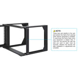 Rama Rack 19" naścienna do samodzielnego montażu, z 2 słupkami, 6U, 500x450 Image 8