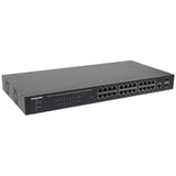 24-portowy Przełącznik Gigabit Ethernet PoE+ zarządzalny z 2 slotami SFP Image 3