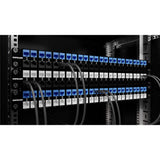 Patch panel otwarty, 48 slotów na moduły Keystone, ekranowany, 1U, z tacką na przewody Image 7