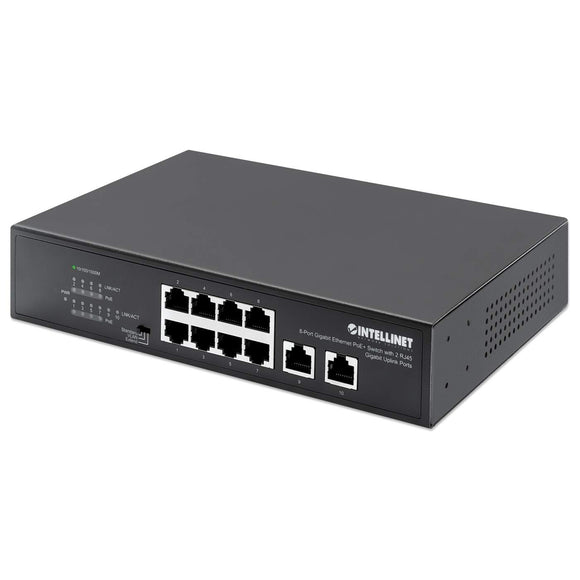 8-Portowy Przełącznik Gigabit Ethernet PoE+ z 2 Portami Gigabit Uplink RJ45 Image 1