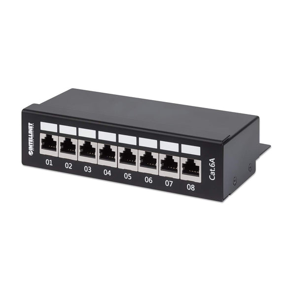 8 Portowy Patch Panel Cat6A Ekranowany Desktop Image 1