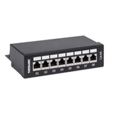 8 Portowy Patch Panel Cat6A Ekranowany Desktop Image 3