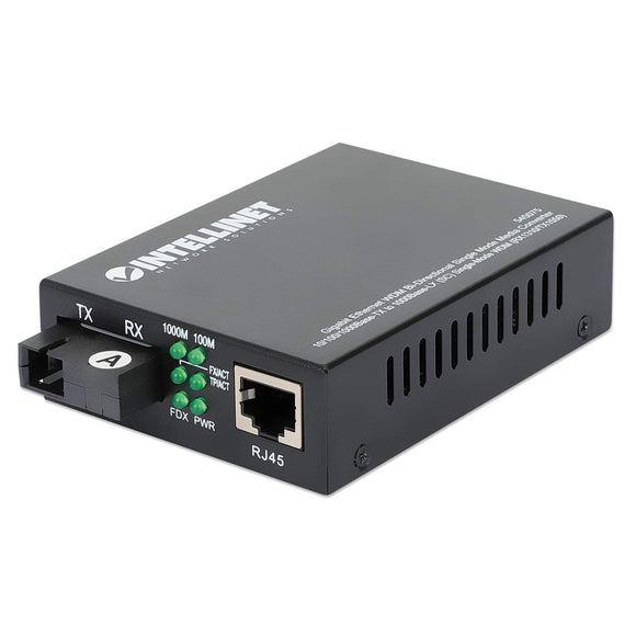 Dwukierunkowy Media Konwerter WDM Gigabit Jednomdowy Image 1