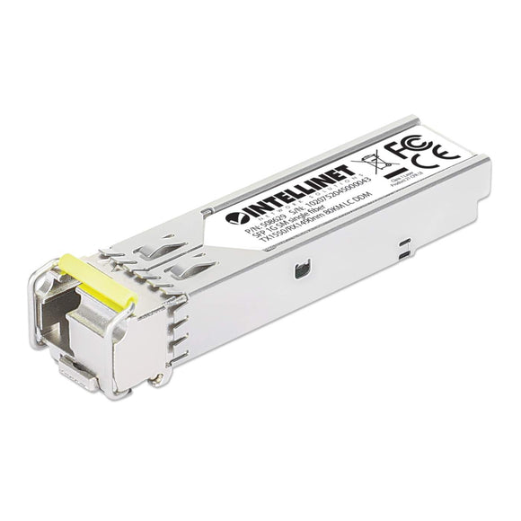 Dwukierunkowy moduł SFP mini GBIC z jednomodowym optycznym portem LC Gigabit 1000Base-BX-D, WDM, 80 km Image 1